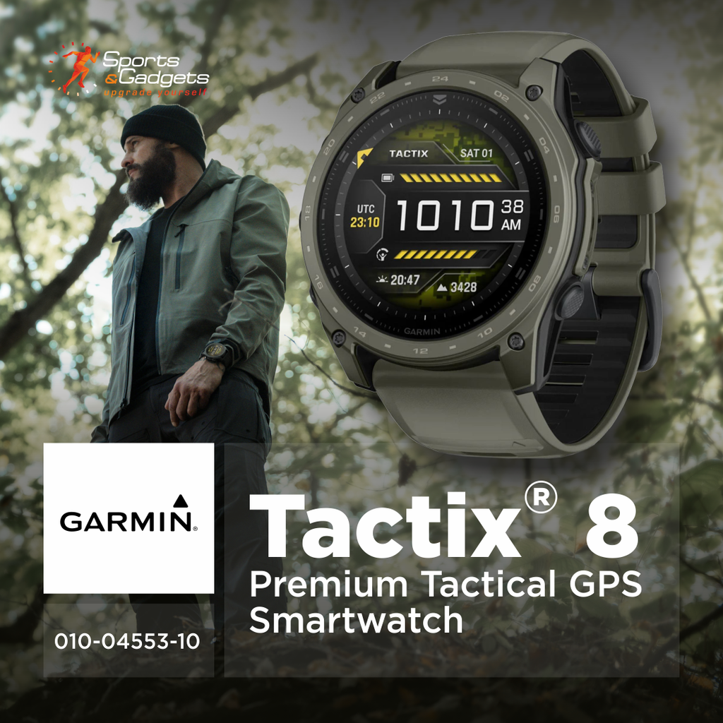 ⌚ Garmin tactix 8 AMOLED (51mm) Cerakote Tactical GPS Smartwatch (010-04553-10): Applied Ballistics, Multi‑Band GPS, LED Flashlight + 29‑Day Battery 🛰️🔦