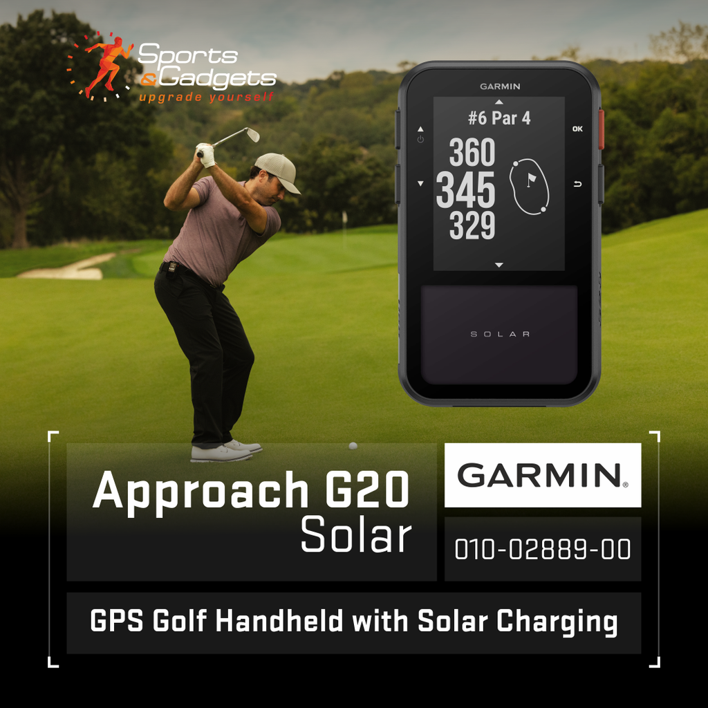 Garmin Approach G20 Solar GPS Golf Handheld: Endless Power for the Perfect Round