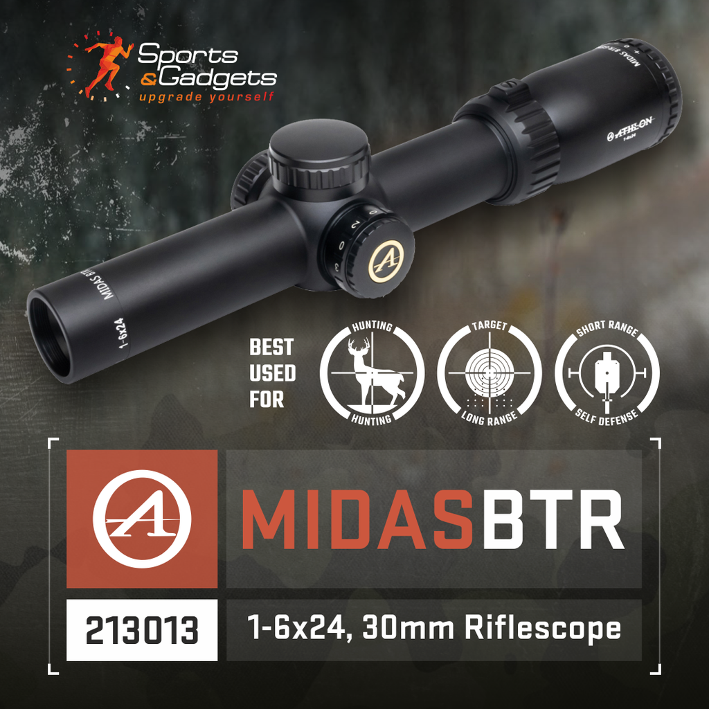 Dominate the Competition with the Athlon Optics Midas BTR GEN2 1-6×24 Riflescope