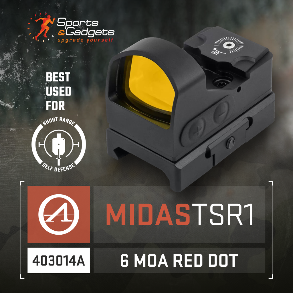Elevate Your Shooting Precision with the Athlon Optics Midas TSR1 6 MOA Red Dot (403014A)