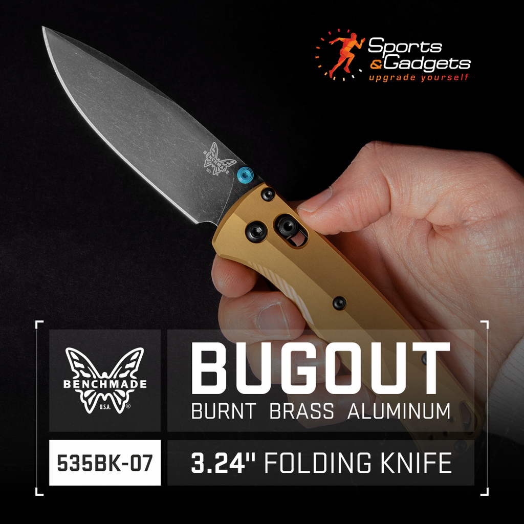 Benchmade Bugout Burnt Brass Aluminum 535BK-07: The Premium EDC for Adventurers and Urbanites Alike