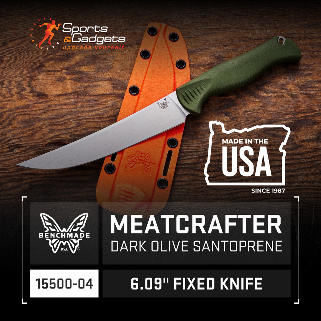 Benchmade Meatcrafter Dark Olive Santoprene 6.09