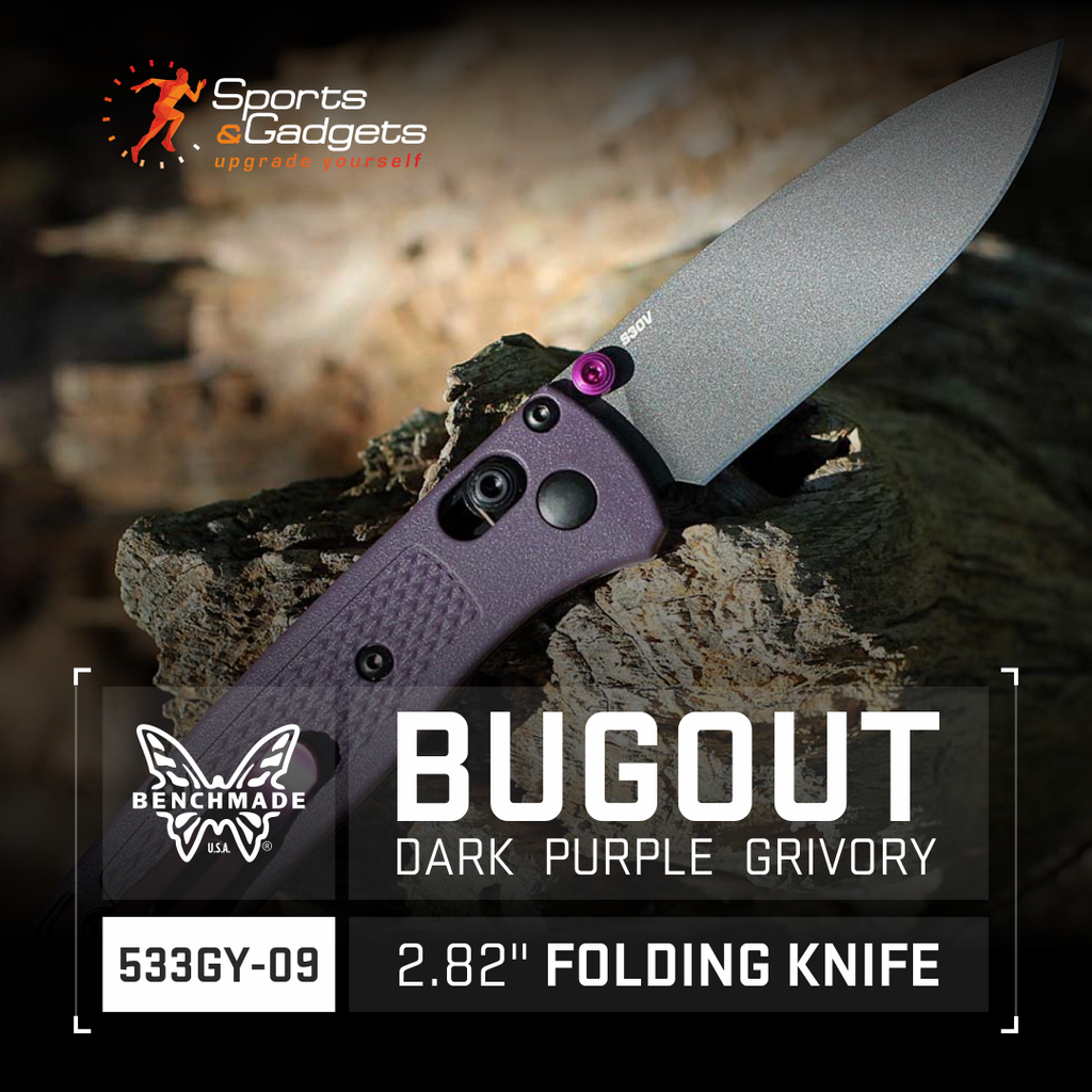 Discover the Benchmade Mini Bugout in Dark Purple: A Compact Powerhouse for Outdoor Enthusiasts