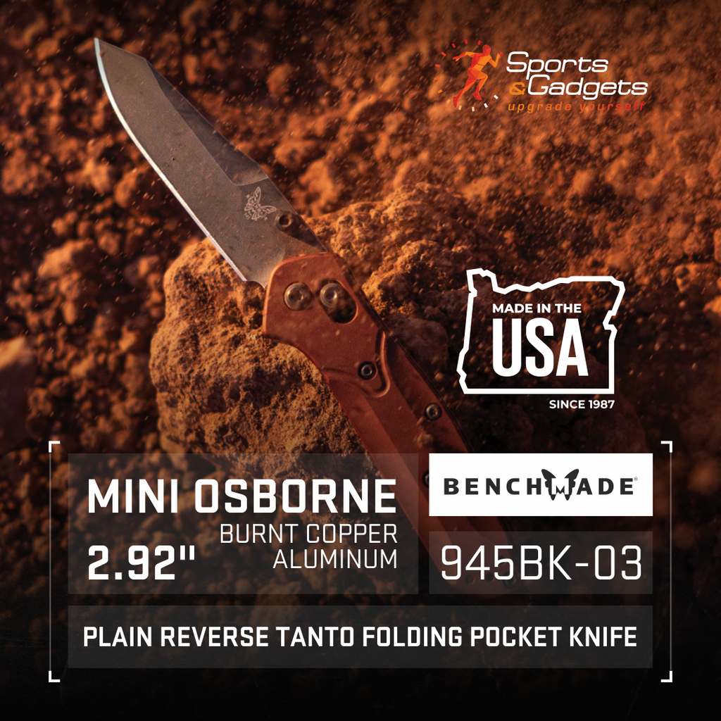Benchmade Mini Osborne Burnt Copper Aluminum 2.92