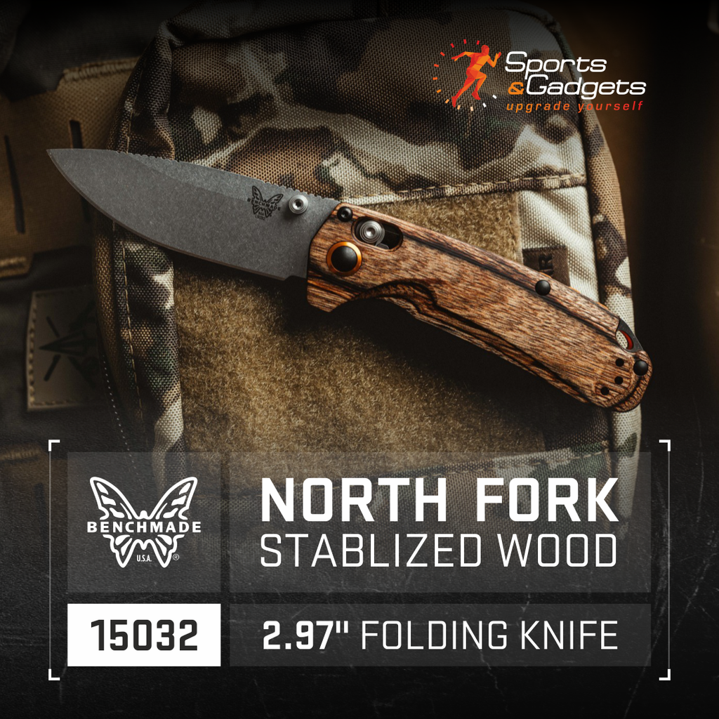 Benchmade North Fork Stabilized Wood 2.97