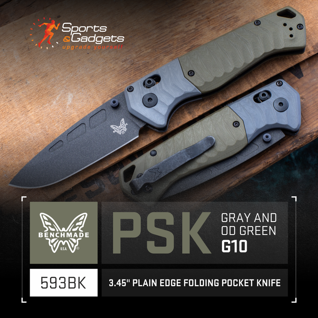 The Ultimate Outdoor Companion: Benchmade PSK 593BK Folding Pocket Knife
