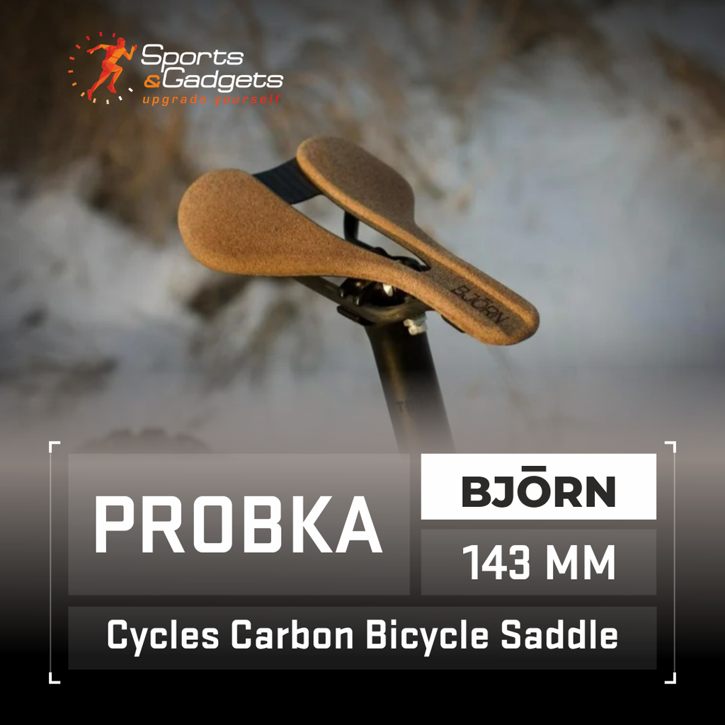 Bjorn Cycles Carbon Bicycle Saddle with Cork Pad Probka: A Perfect Balance of Performance and Comfort