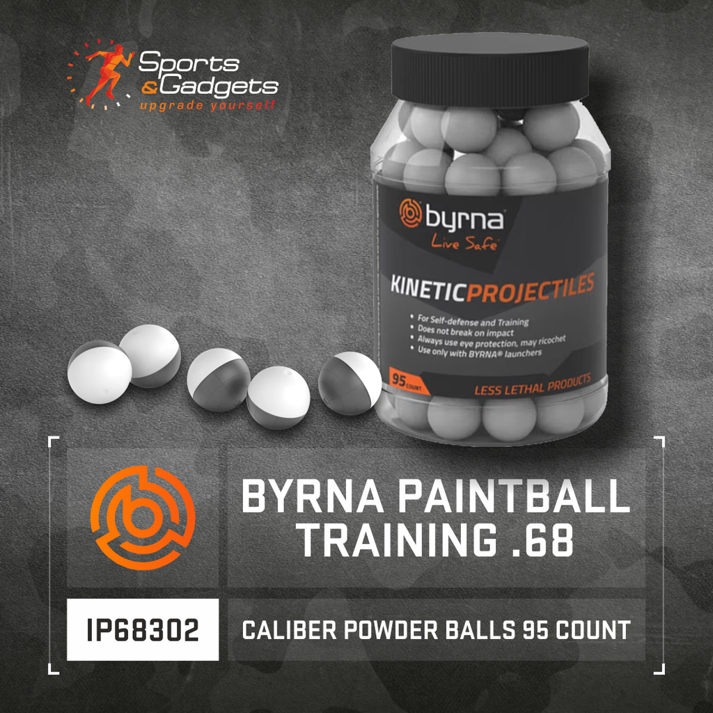 Enhance Your Skills with Byrna Paintball Training .68 Caliber Powder Balls (95 Count)