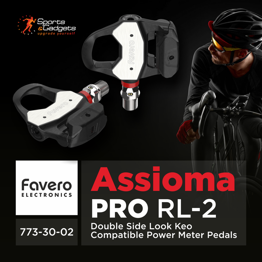 🚴♂️ Favero Assioma PRO RL-2 Double Side Look Keo Compatible Power Meter Pedals (773-30-02): Lightweight Precision for Serious Road Cyclists ⚡