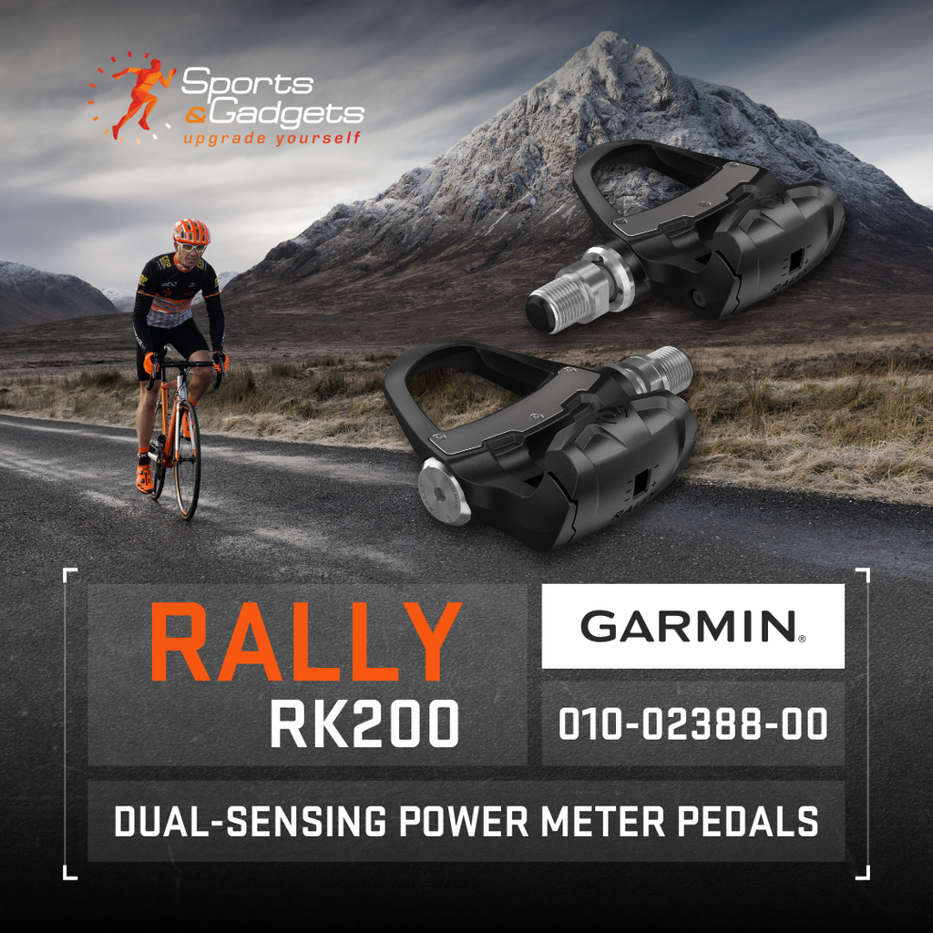 Maximize Your Ride with Garmin Rally RK200 Dual-Sensing Power Meter Pedals
