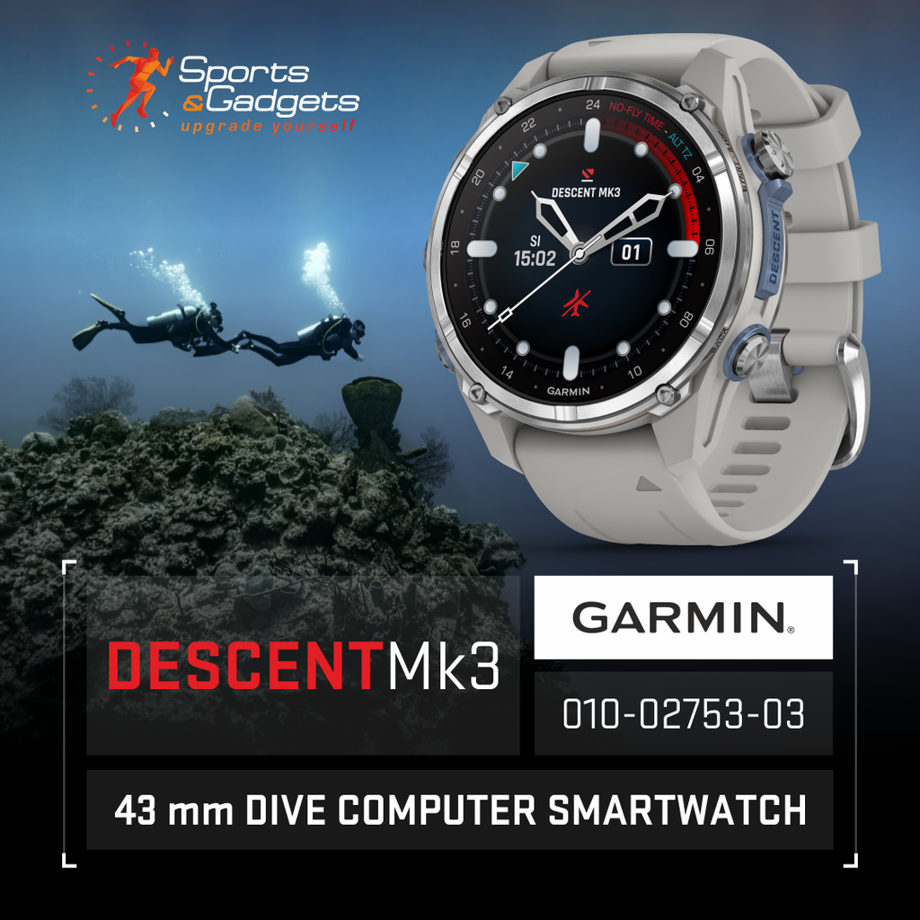 Discover a Deeper Connection with the Garmin Descent Mk3 – 43mm Dive Computer