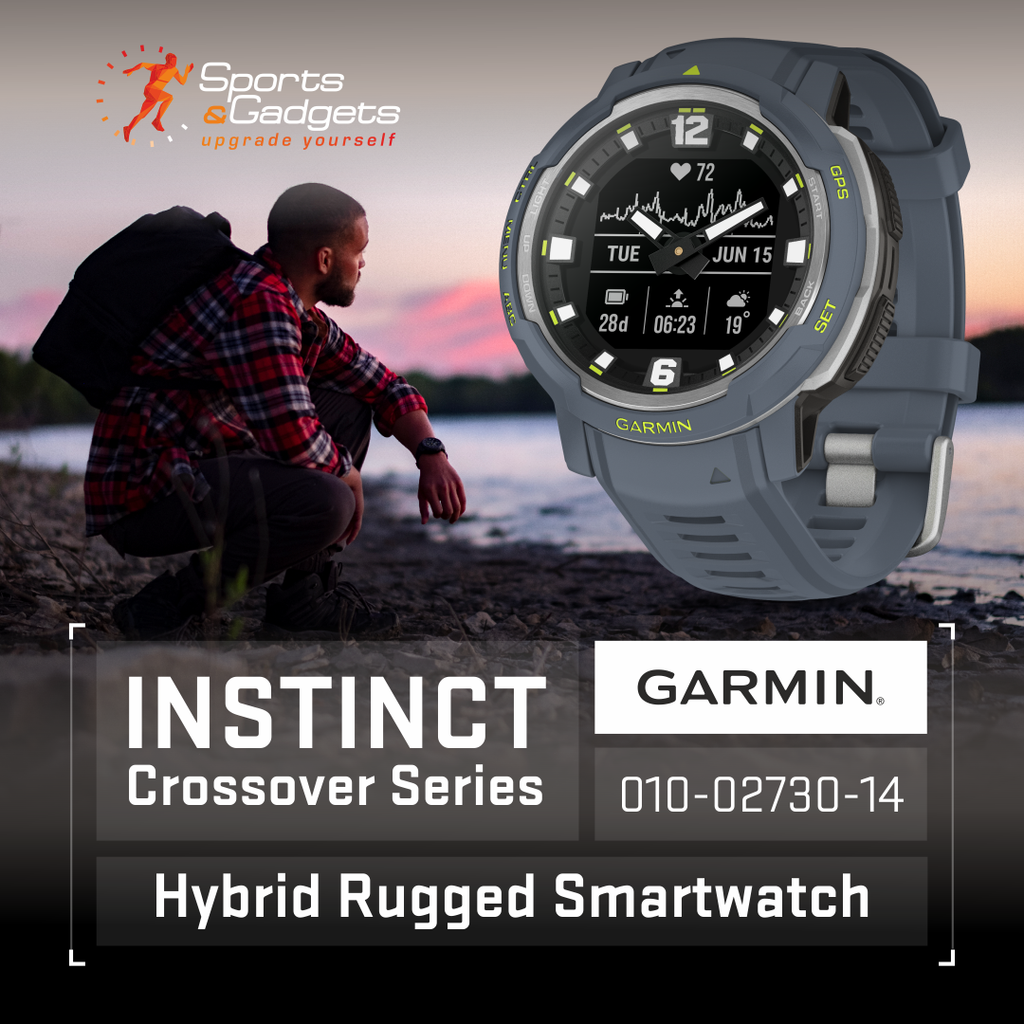 Contradict the Common: The Garmin Instinct Crossover Hybrid Rugged Smartwatch