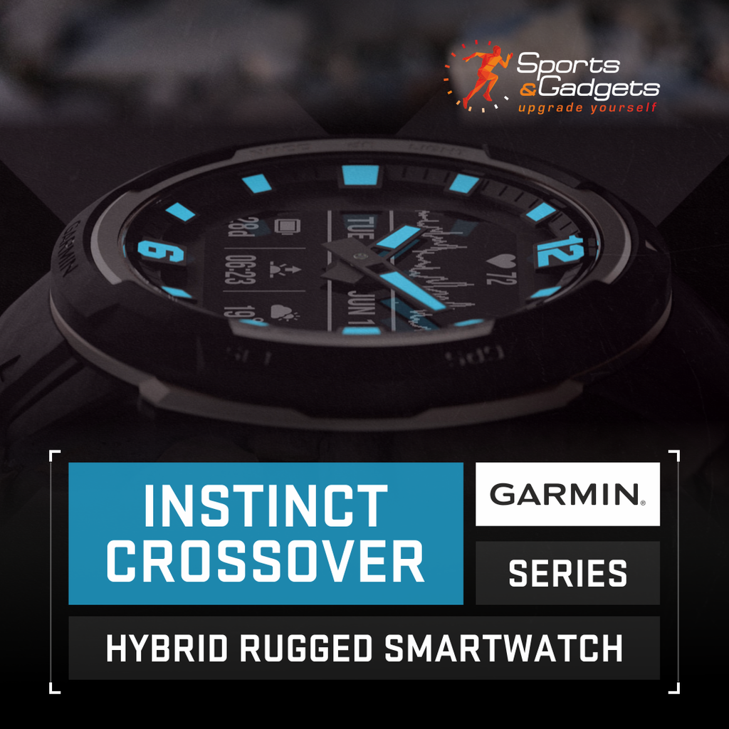 Unleash Your Adventure with the Garmin Instinct Crossover Series Hybrid Rugged Smartwatch