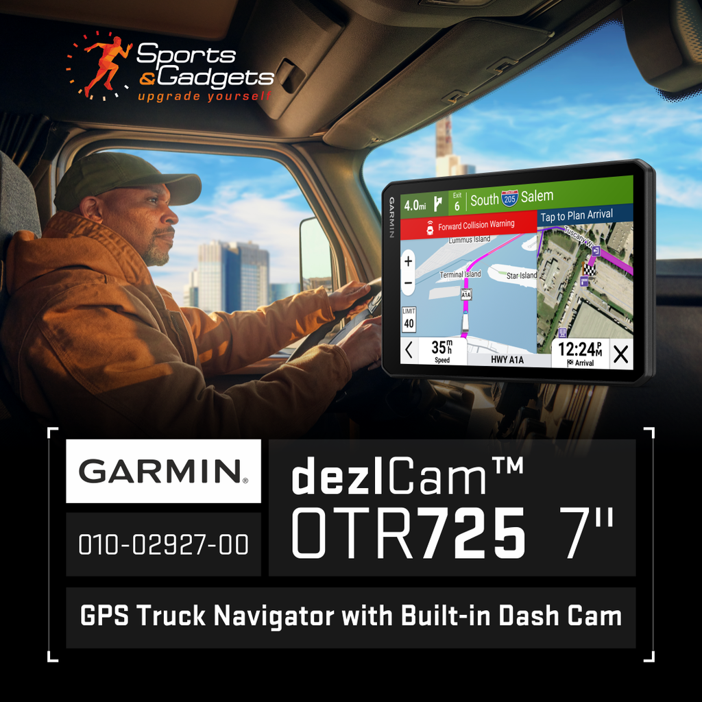 Stay Safe and Informed on the Road: Garmin dezlCam OTR725 GPS Truck Navigator with Built-in Dash Cam