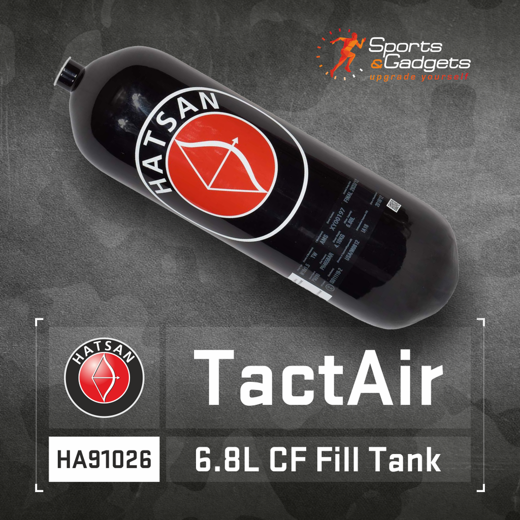 Power Up with the Hatsan TactAir 6.8L Carbon Fiber Fill Tank (HA91026)