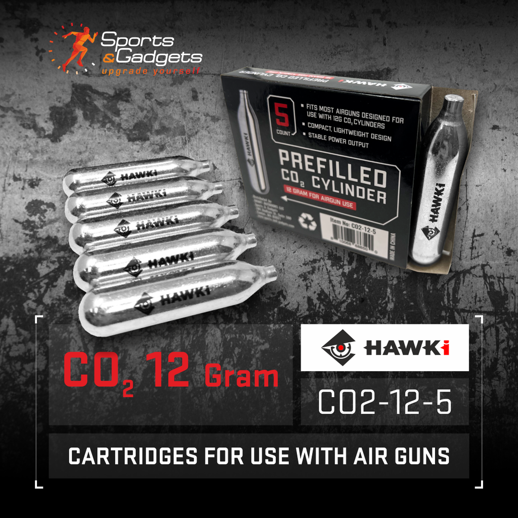 Maximize Your Airgun Performance with Hawki CO2 12 Gram Cartridges
