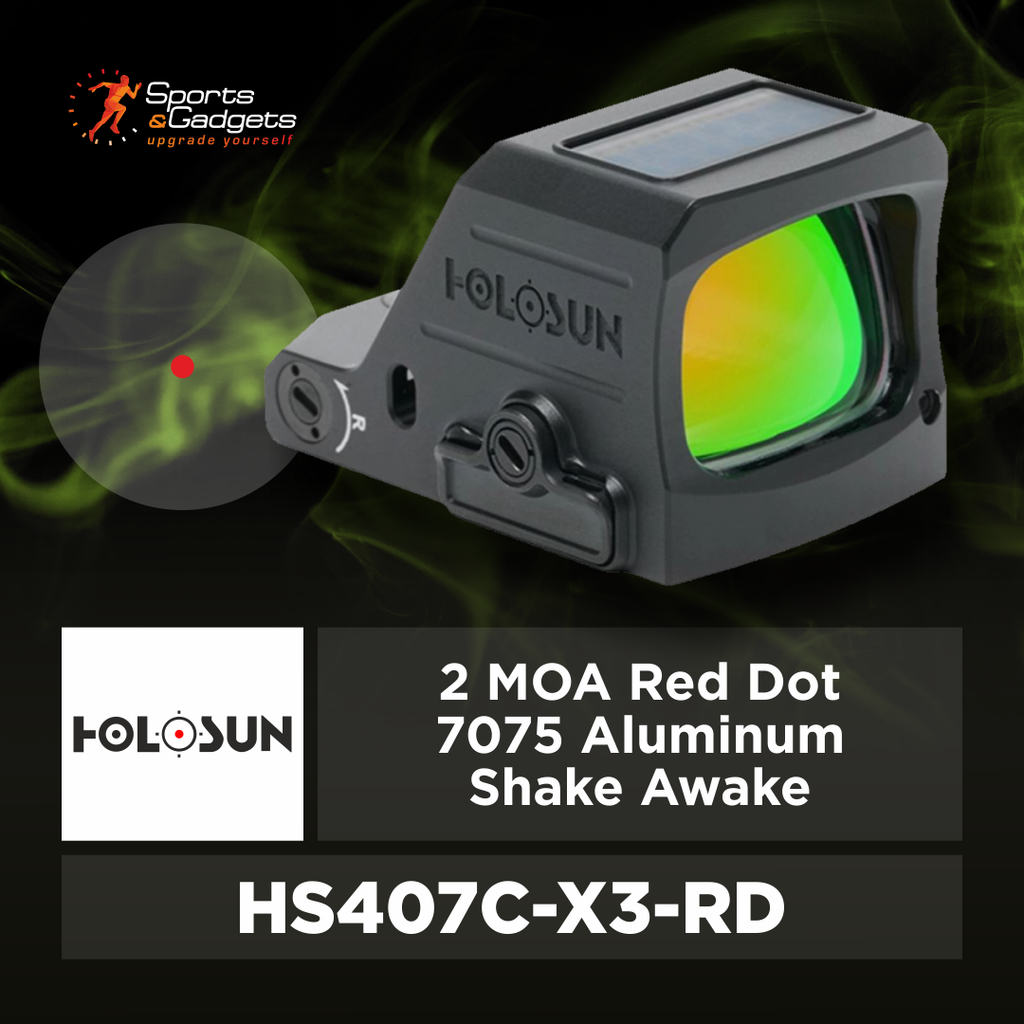 🔴 Holosun HS407C-X3-RD: Proven 407C Performance with a Tougher 7075 Aluminum Upgrade 🔴