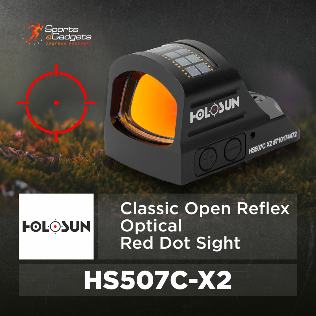 🎯 Holosun HS507C-X2 Open Reflex Red Dot Sight — Proven Performance, Smart Power