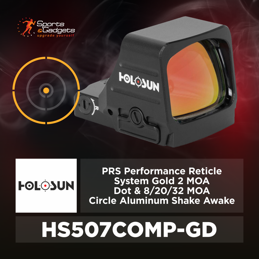🟡 Holosun PRS Performance Reticle System Gold HS507COMP-GD: Competition-Ready Speed, Clarity, and Control 🎯