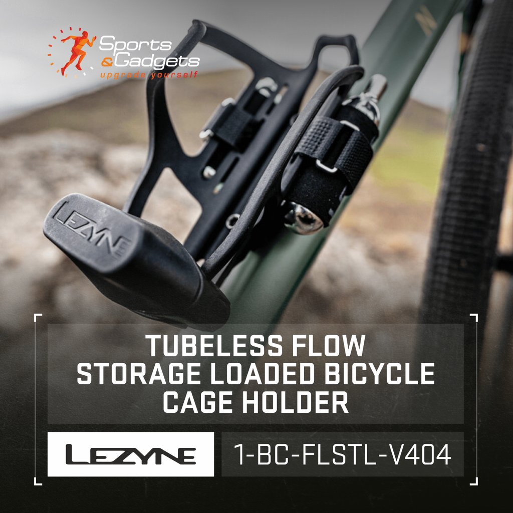 Get Ready for Your Next Ride: LEZYNE Tubeless Flow Storage Loaded Bicycle Cage Holder