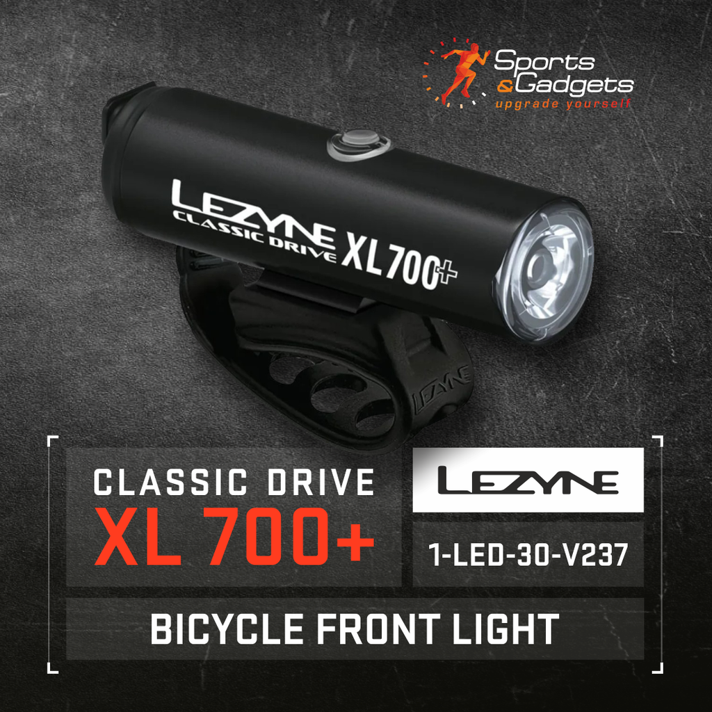 Lezyne Classic Drive XL 700+ Bicycle Front Light: A Classic with Modern Features