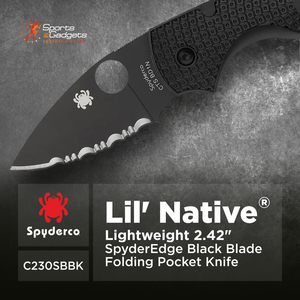 🖤 Spyderco Lil' Native Lightweight 2.42