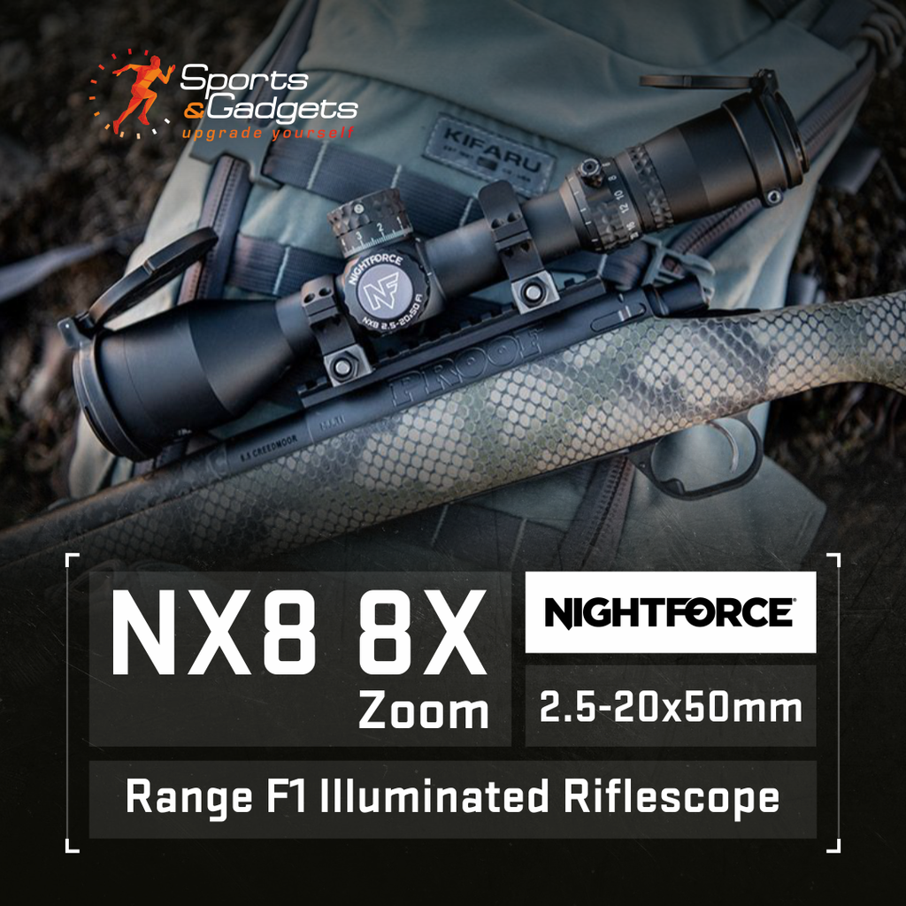 Precision Meets Versatility: The NIGHTFORCE NX8 2.5-20x50mm F1 Illuminated Riflescope