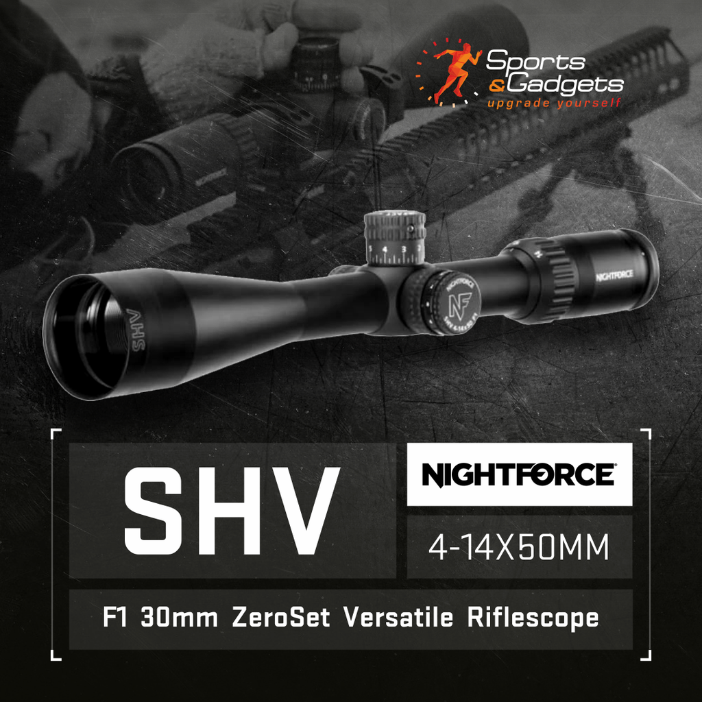 Discover the Versatility of the NIGHTFORCE SHV 4-14x50mm F1 30mm ZeroSet Riflescope
