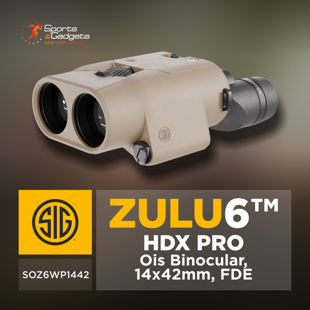 🔭 SIG SAUER ZULU6 HDX PRO 14x42mm Image Stabilized Binoculars: Powerful, Steady Viewing for the Outdoors 🔭