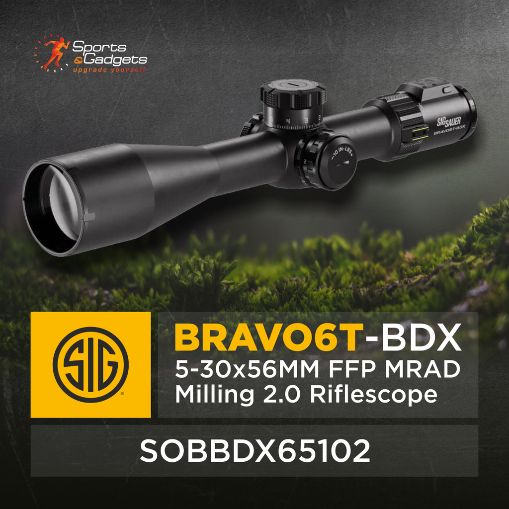 🎯 SIG SAUER BRAVO6T‑BDX 5‑30x56 FFP (SOBBDX65102): A Precision Riflescope with a Built-In Ballistic Brain 🔭🧠