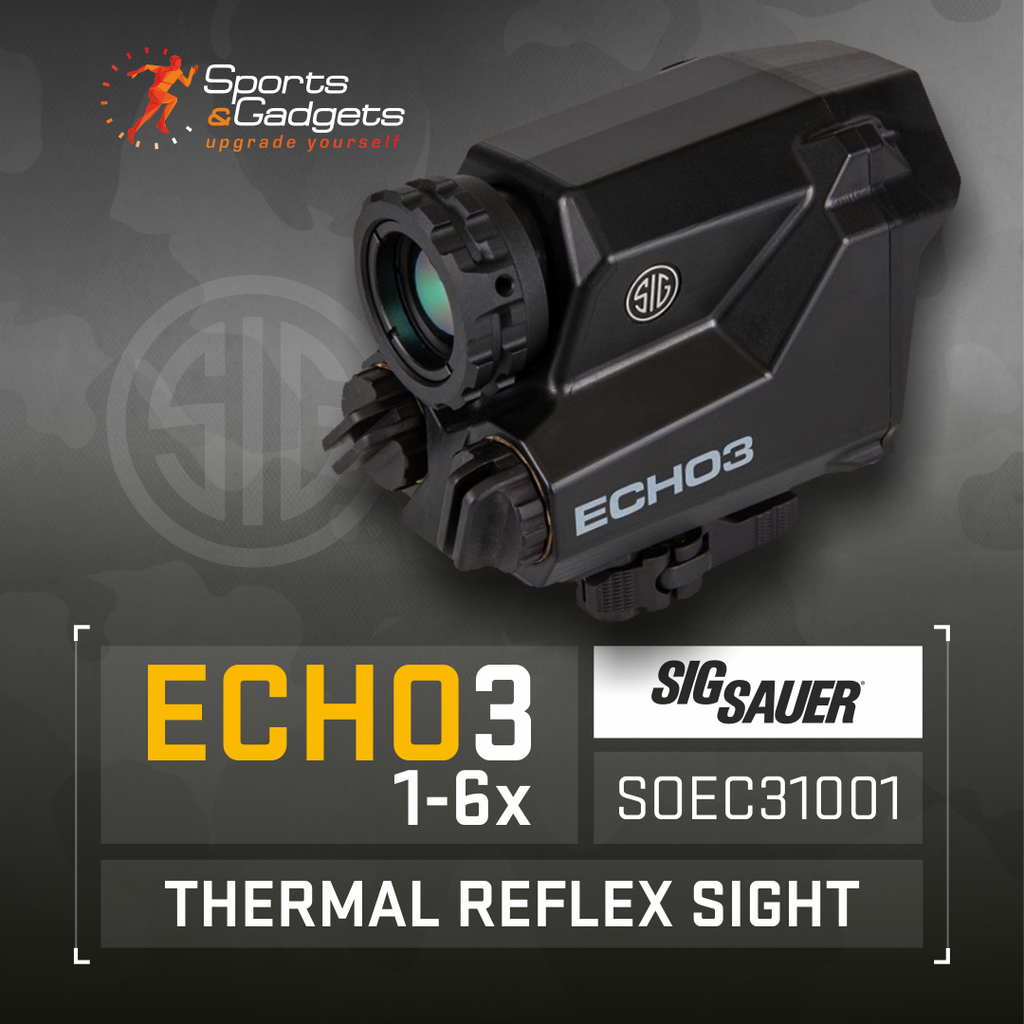 Unlock the Heat Signature Advantage: Sig Sauer Echo3 Thermal Reflex Sight, 1-6X (SOEC31001)