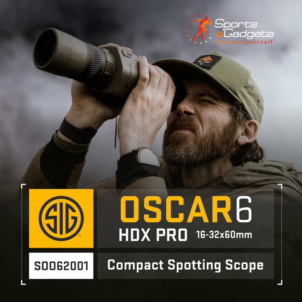 Sig Sauer OSCAR6 HDX PRO 16-32x60mm: Compact Power with Game-Changing Image Stabilization