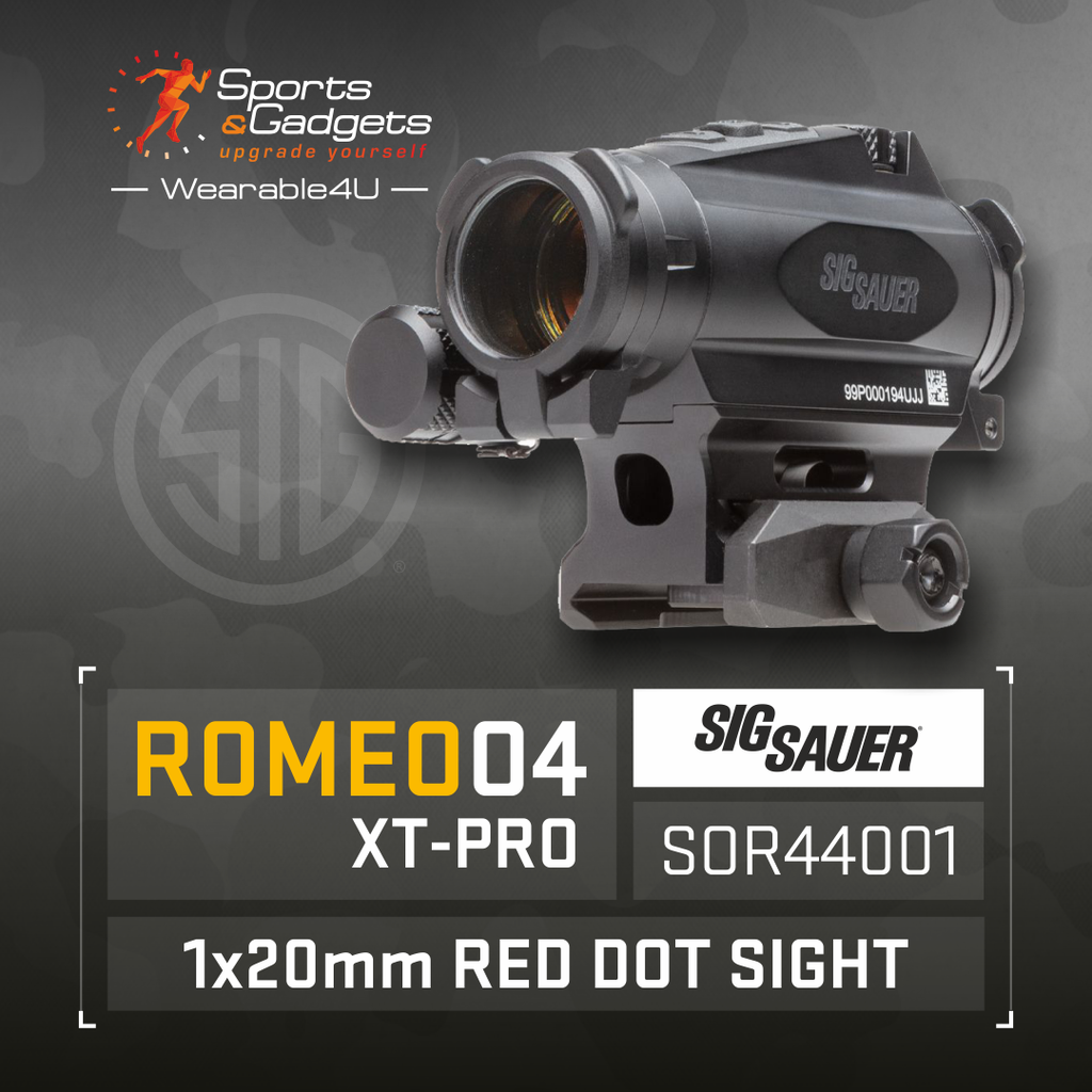 Enhance Your Precision with the Sig Sauer ROMEO4XT-PRO 1x20mm Red Dot Sight