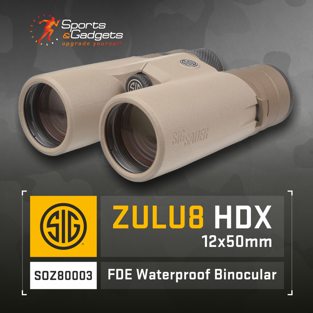 Sig Sauer ZULU8 HDX 12x50mm Binoculars – Precision Optics for Every Adventure