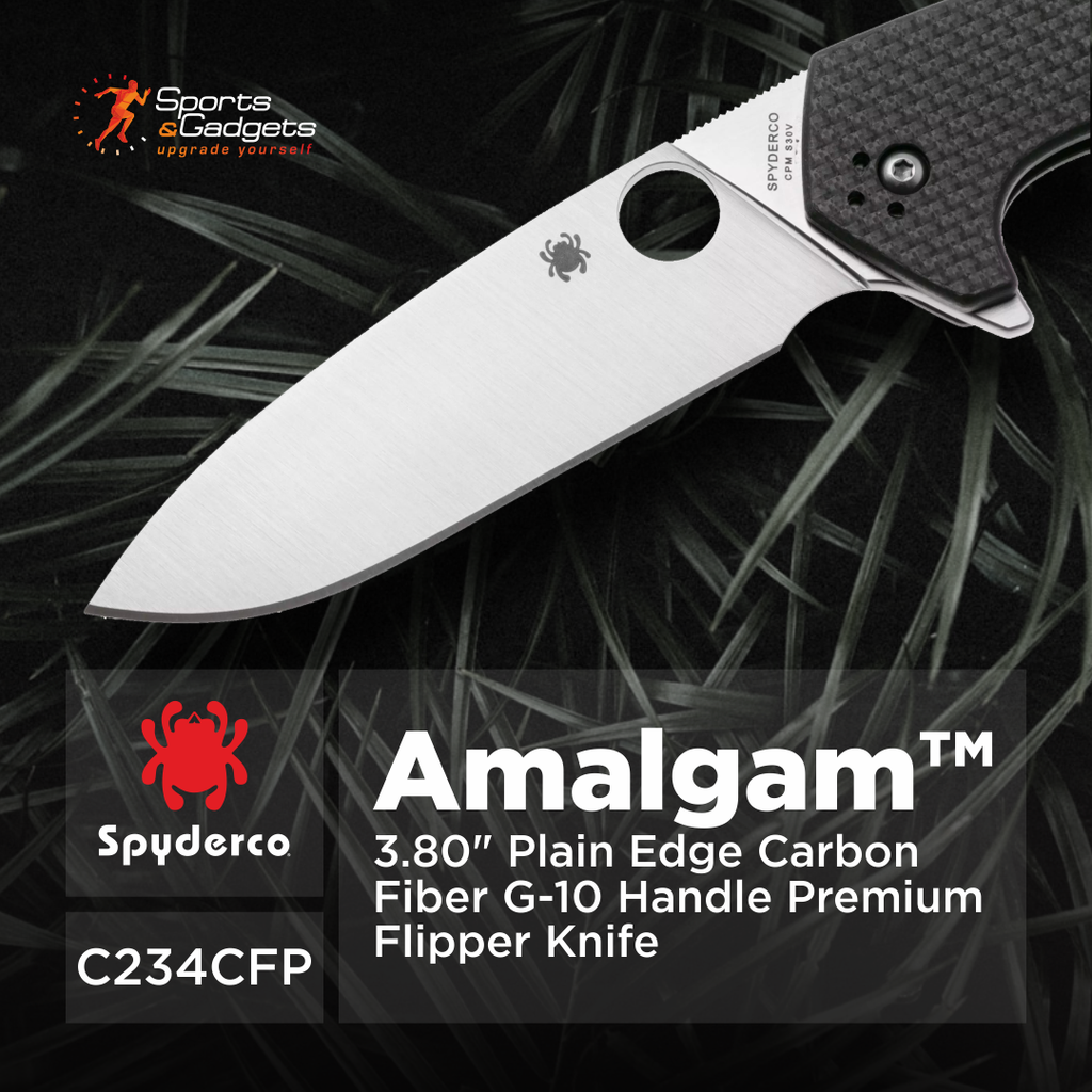 🔪 Spyderco Amalgam 3.80