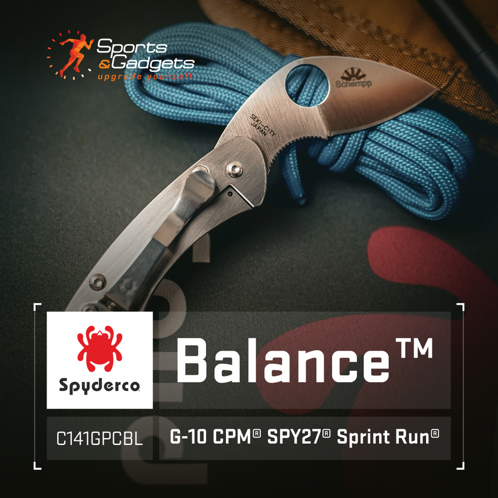Back in Balance: The Spyderco Balance G-10 CPM SPY27 Sprint Run Knife (C141GPCBL)
