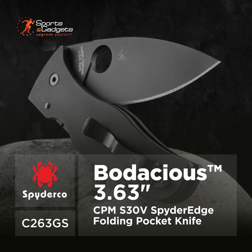 ⚔️ Meet the Spyderco Bodacious: Power, Precision & Pure Attitude