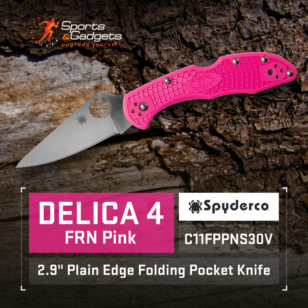 Embrace Style and Functionality with the Spyderco Delica 4 FRN Pink: A 30-Year Legacy Continues