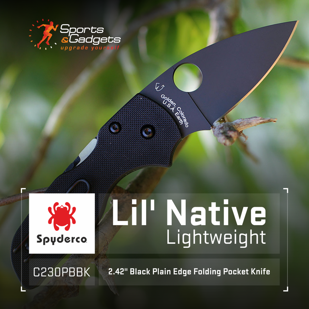 🗡️ Spyderco Lil' Native Lightweight – Compact Strength, Everyday Reliability