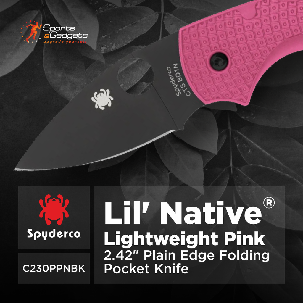 💗 Spyderco Lil’ Native Lightweight Pink: Compact, Capable, and Easy to Carry 🔪
