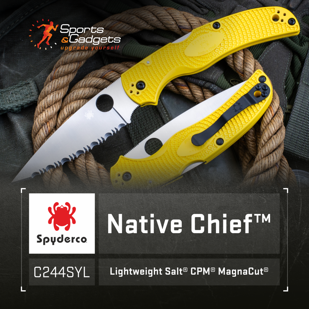 🗡️ Spyderco Native Chief Lightweight Salt CPM MagnaCut 4.02
