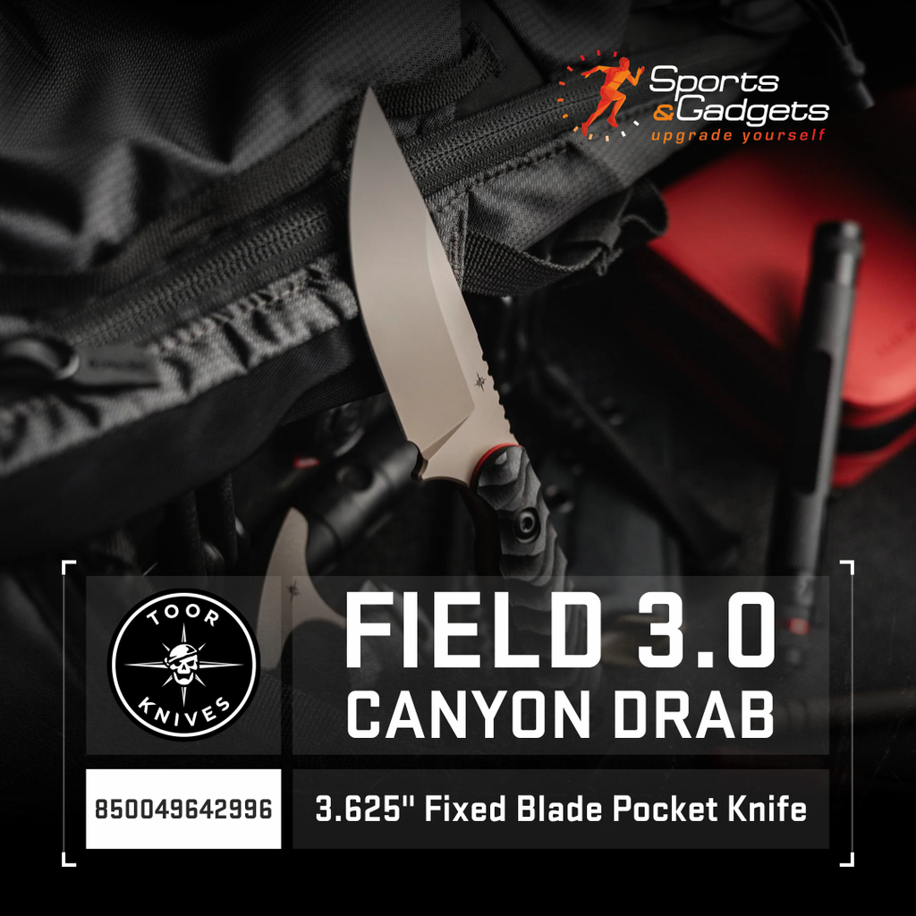 Built for the Wild: Toor Field 3.0 Canyon Drab Fixed Blade Knife