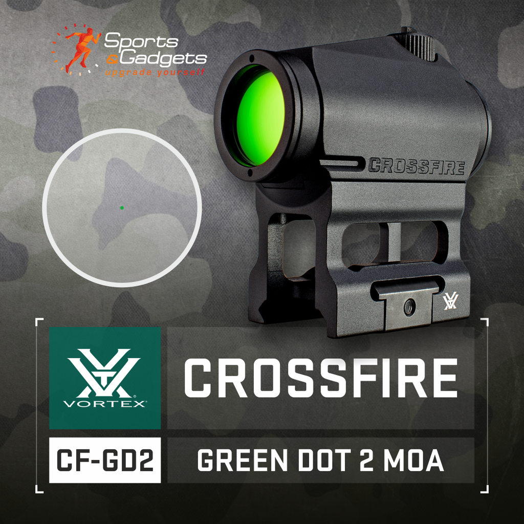 Dominate Any Environment with the Vortex Optics Crossfire Green Dot 2 MOA (CF-GD2)
