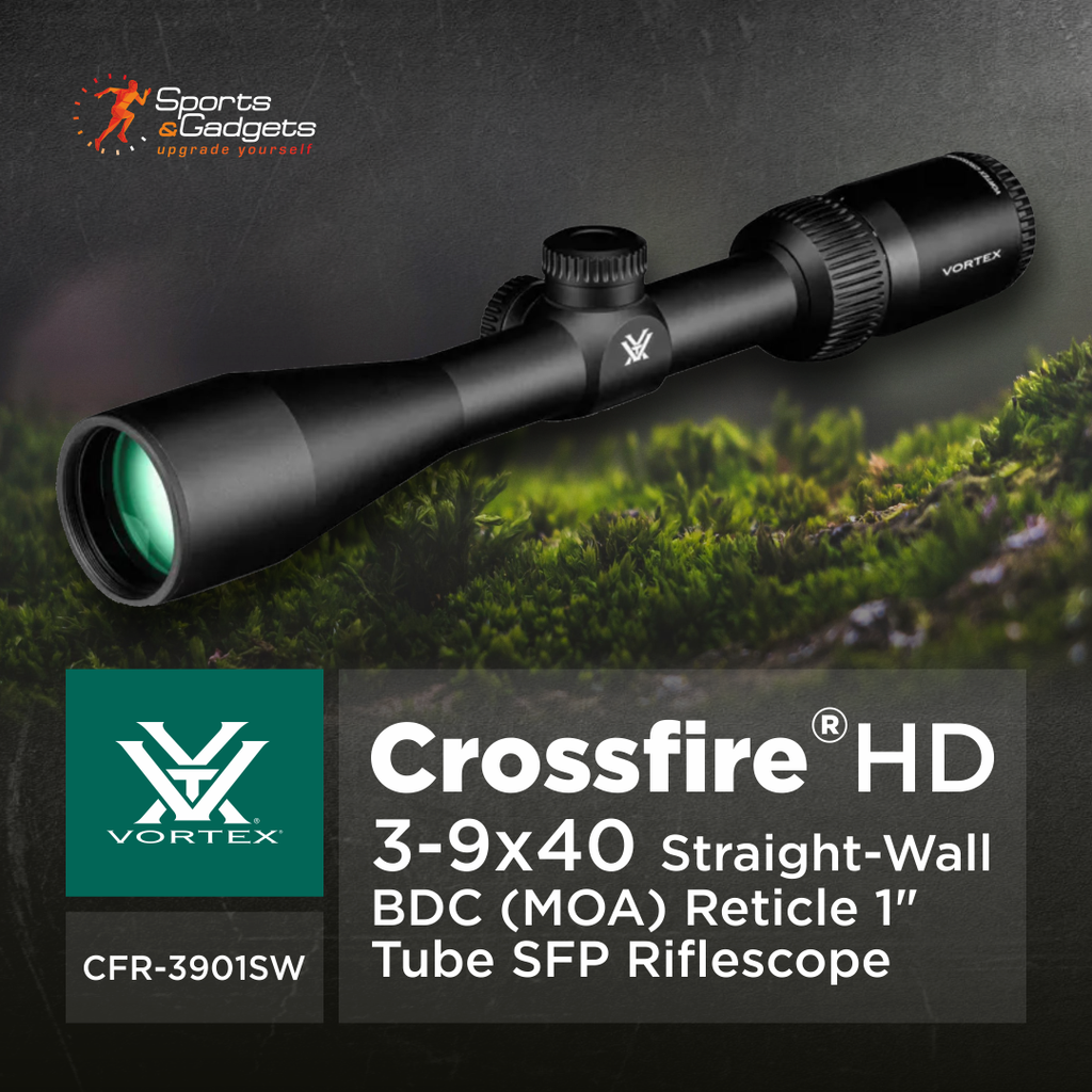 🎯 Vortex Optics Crossfire HD 3-9x40 Straight-Wall BDC (MOA) SFP Riflescope (CFR-3901SW): Sharper Hunting Optics for Timber, Fields, and Extended Shots 🦌