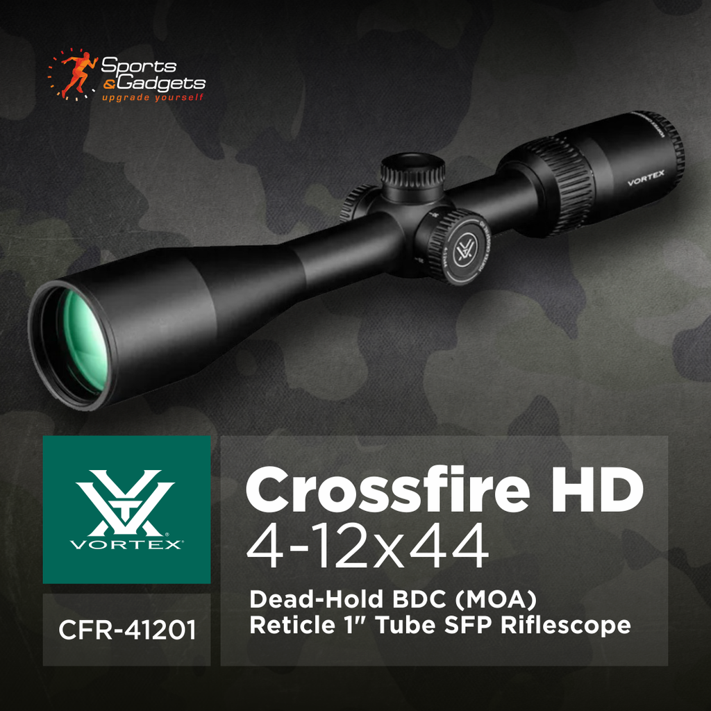 🎯 Vortex Optics Crossfire HD 4-12x44 Dead-Hold BDC (MOA) Reticle 1