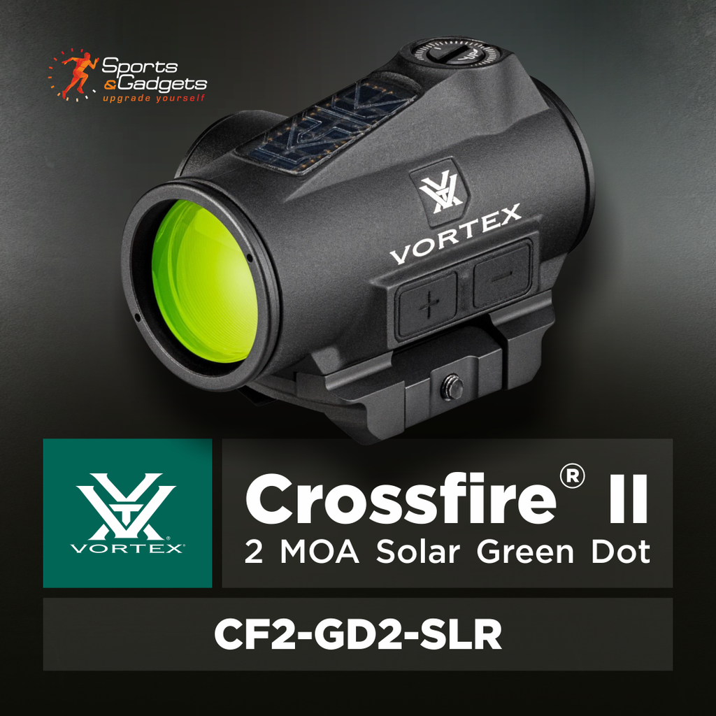 🎯 Vortex Optics Crossfire II 2 MOA Solar Green Dot: Fast, Simple, and Built to Keep Up 🎯