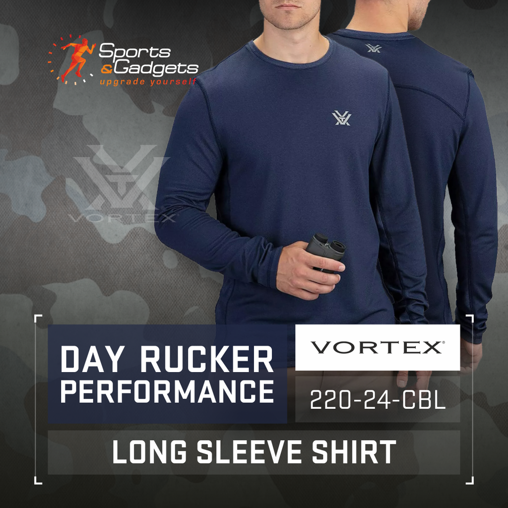 Embrace Every Adventure with the Vortex Optics Day Rucker Performance Long Sleeve Shirt