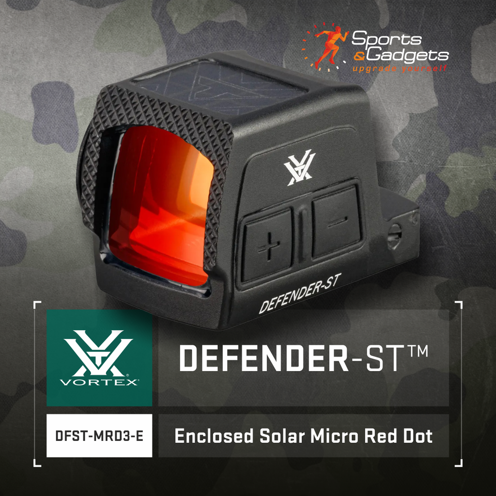 Vortex Optics Defender-ST Enclosed Solar Micro Red Dot – Built to Perform in Any Condition