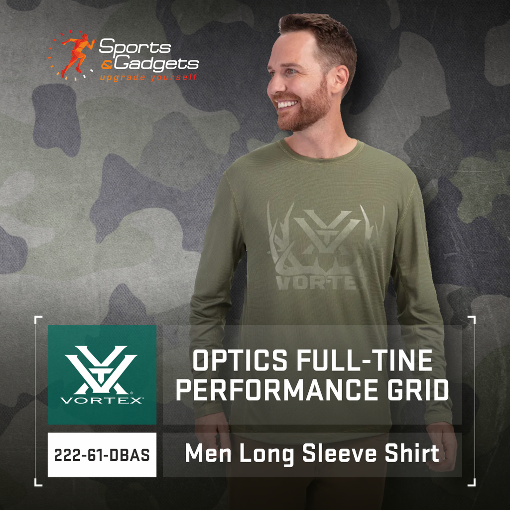 Vortex Optics Full-Tine Performance Grid Long Sleeve Shirt: Built for Comfort, Made to Move