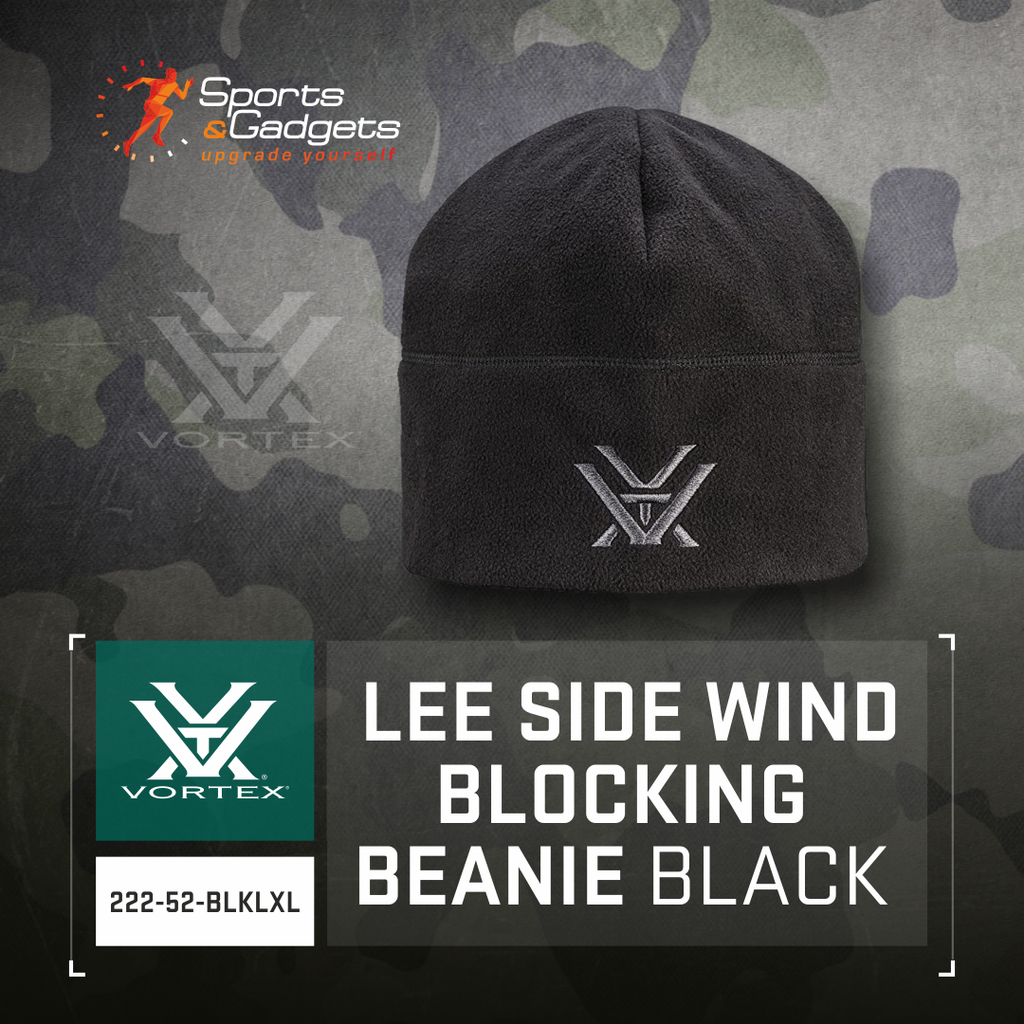 Brave the Elements with the Vortex Optics Lee Side Wind Blocking Beanie
